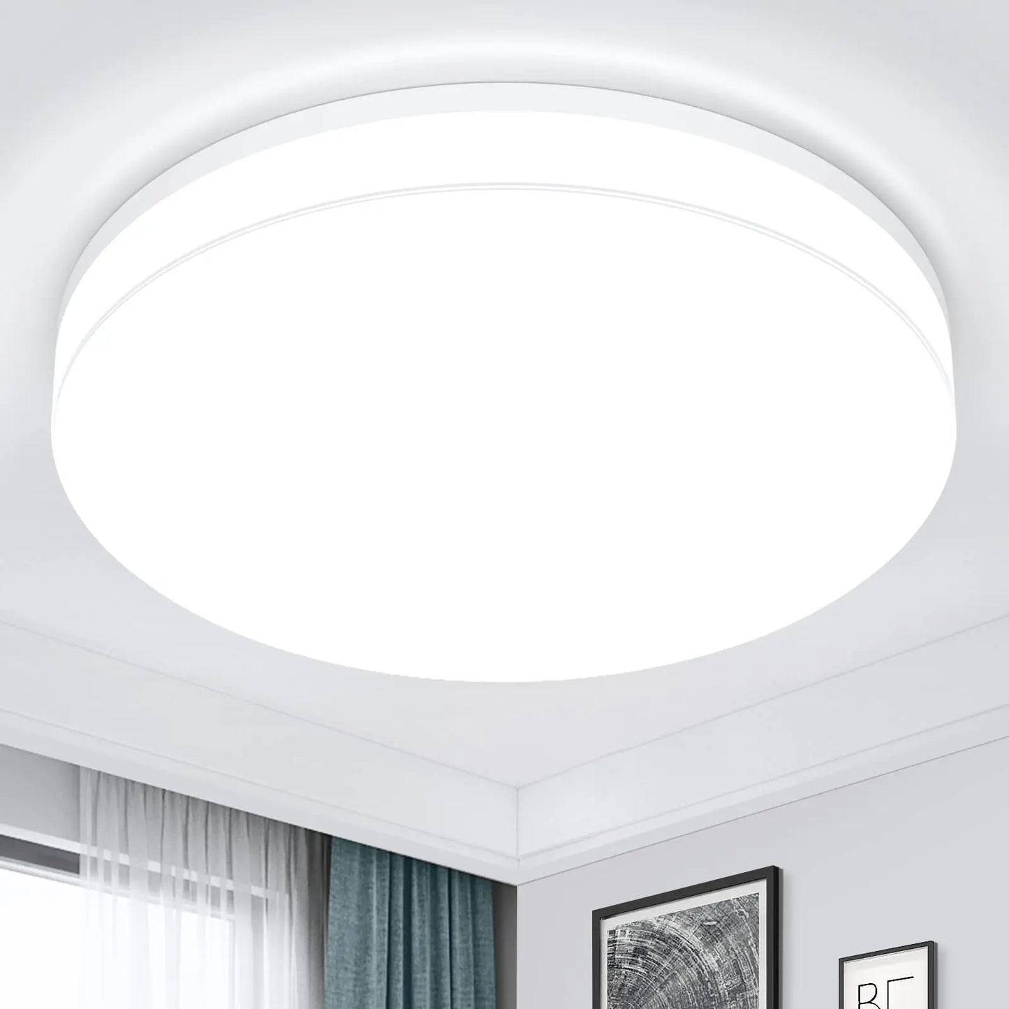 IRALAN-Luz LED de techo ultrafina de estilo moderno para el hogar, luz de estudio para dormitorio, sala de estar, AC 90-260V, iluminación para comedor