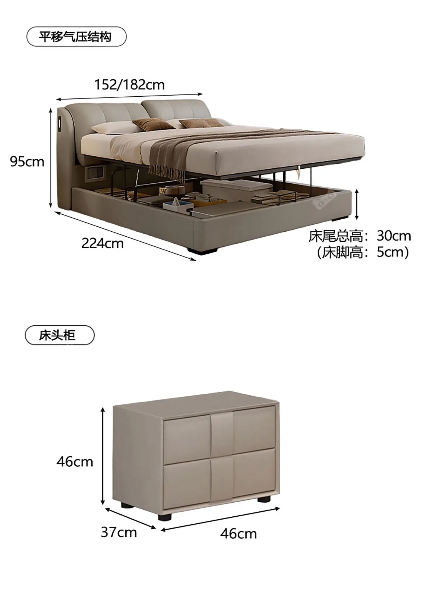 Cama de masaje moderna y sencilla, diseño de cama de dormir de madera, cama doble de lujo para niñas, cama Queen con plataforma, muebles de salón y suite.
