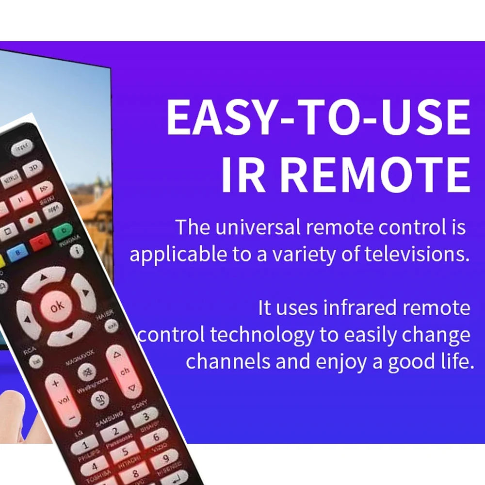 Mando a distancia RC-G008 para todos los modelos y marcas, TV con luz nocturna