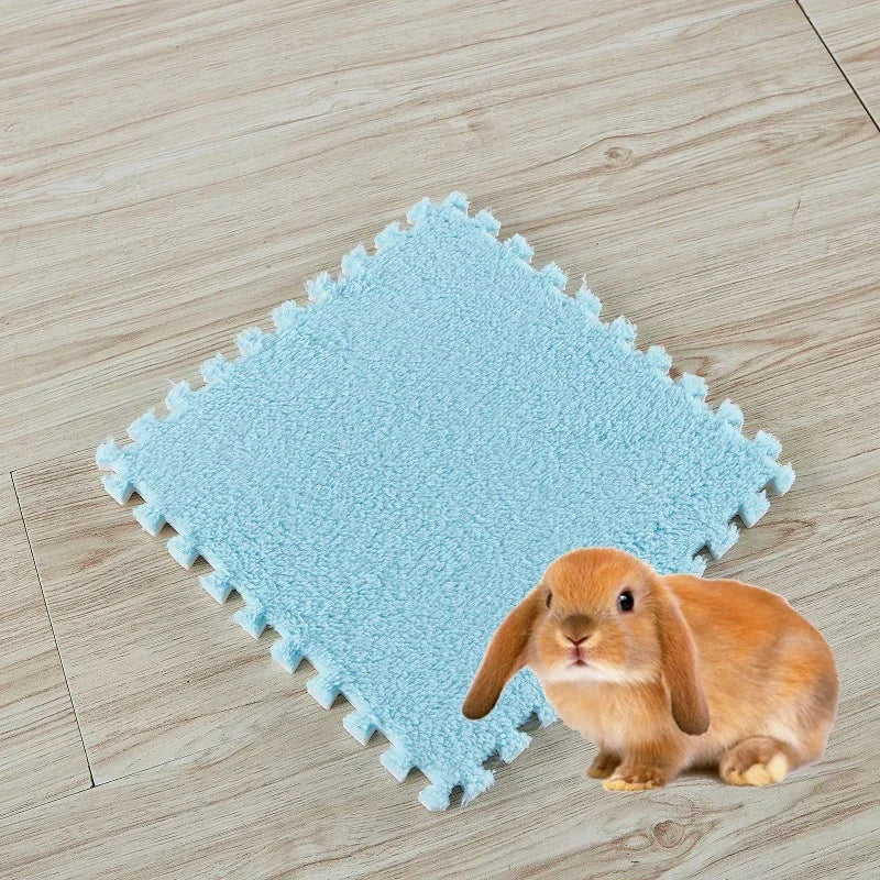 Forro para jaula de conejillo de indias, estera de cama antideslizante impermeable, almohadilla altamente absorbente para orinar, artículos para mascotas pequeñas, 4/10 piezas