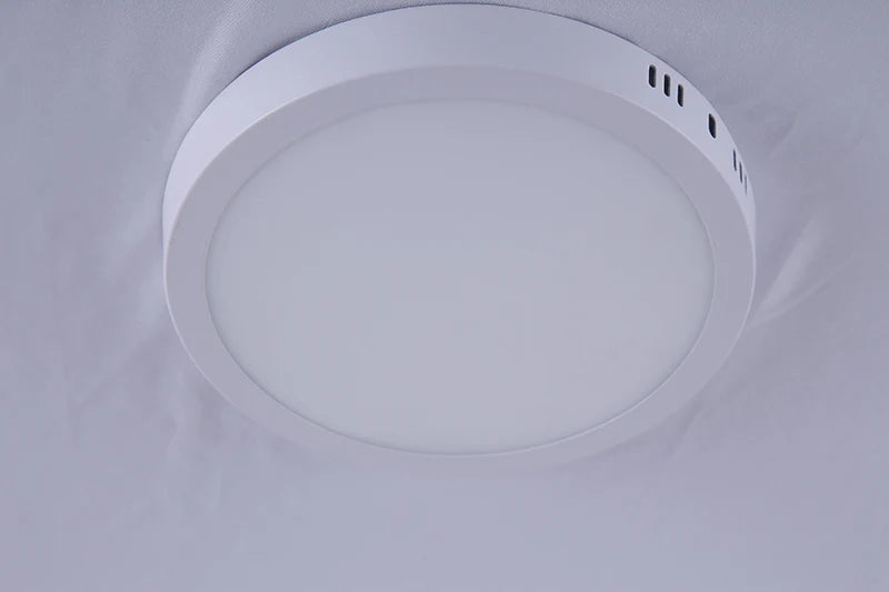 Lámpara de techo Led 110-265V Panel ultrafino luz Led para sala de estar dormitorio iluminación interior 20W 30W luces de techo redondas cuadradas