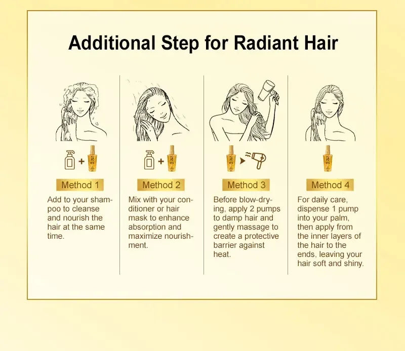 Aceite de argán marroquí, aceite nutritivo para el cabello, suero suavizante para el cabello suave, reparación de Frizz dañado, tratamiento para el cabello seco, cuidado del cabello