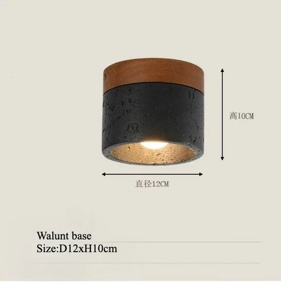 Lámpara de techo LED de piedra travertino, accesorio de iluminación para pasillo, sala de estar, comedor, decoración de dormitorio, lámpara de techo