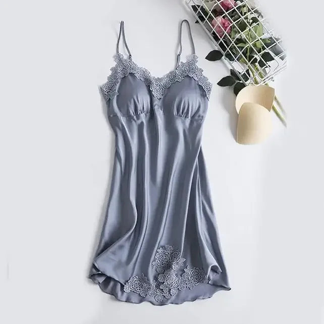 Conjunto de pijama de seda blanca para mujer, bata de boda de 5 piezas, camisón Sexy de encaje, ropa de dormir, Kimono, albornoz, lencería