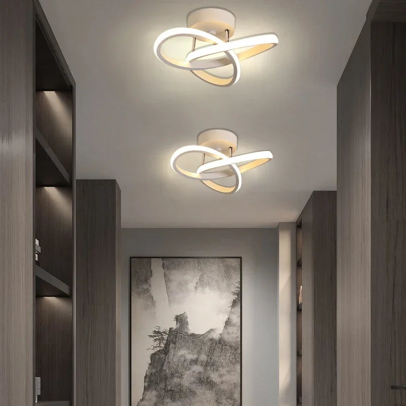 Lámpara de techo LED moderna, lámparas Led para pasillo, escalera, balcón, guardarropa, entrada, pasillo de Hotel, decoración del hogar, brillo de iluminación Led