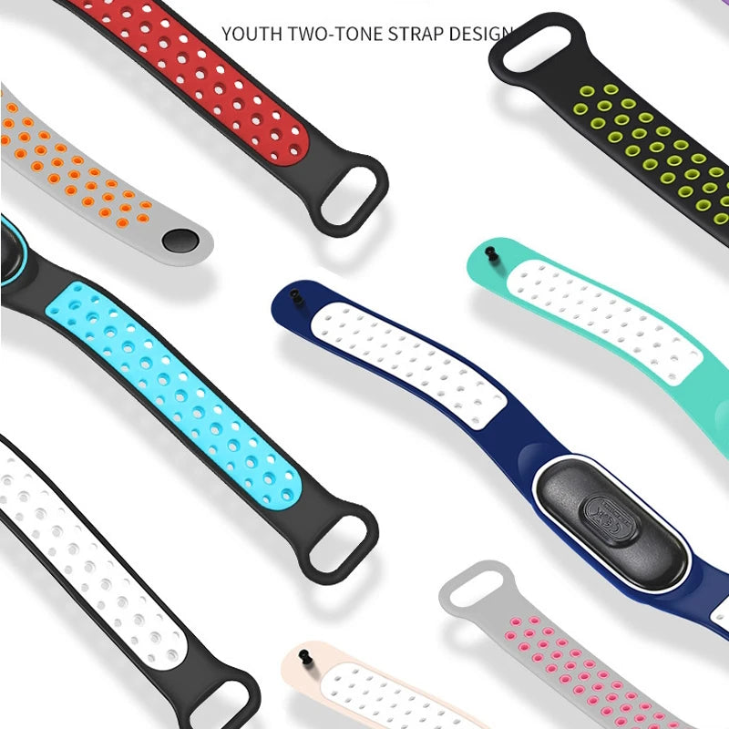 Reloj deportivo resistente al agua para niños, reloj Digital LED con pantalla táctil inteligente, correa de silicona de dos tonos, reloj para hombres y mujeres, reloj para estudiantes