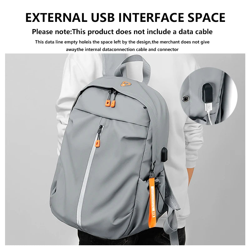 Mochila multifuncional de moda, gran capacidad, mochila de viaje informal, mochila para ordenador de negocios, mochila universitaria