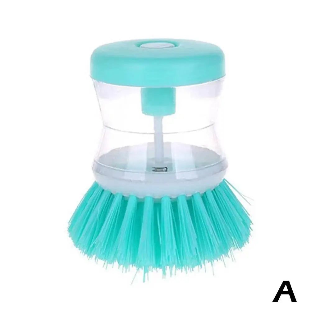 Olla de lavado de cocina, cepillo para platos, utensilios de lavado de astronauta con dispensador automático de jabón líquido, accesorios de limpieza del hogar