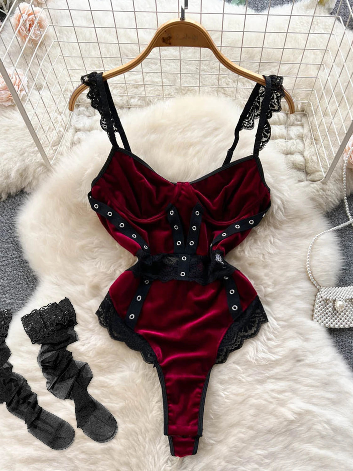 Ropa de dormir para fiesta de San Valentín, Catsuits combinados, peleles de tiras de malla eróticos íntimos ajustados, monos de mujer, lencería, conjuntos sexys