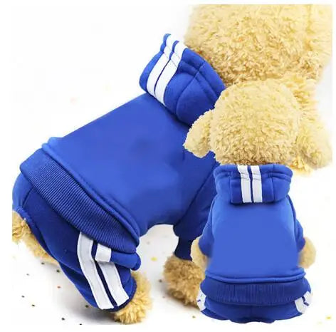 Ropa para perros Adidog, monos gruesos para perros, ropa de invierno para perros pequeños, mono para cachorros, traje de chándal para Yorkie