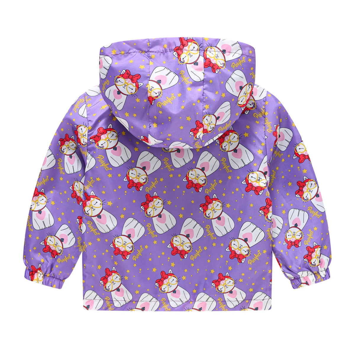 Chaqueta impermeable con capucha para niños y niñas, cortavientos con cremallera y estampado de dinosaurio de dibujos animados, a la moda, novedad