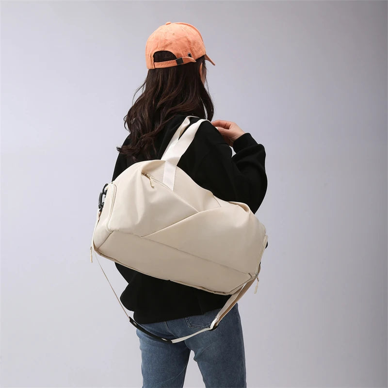 Bolsa de viaje de ocio de gran capacidad, bolso de viaje de negocios de corta distancia, bolsa de equipaje ligera y sencilla, bolsa de fitness