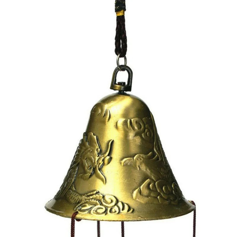 Adornos de carillón de viento, tapices de puertas, regalos, colgantes para balcón al aire libre, campanas de viento de cobre y Metal, campanas, colgantes de cascabeles para coche