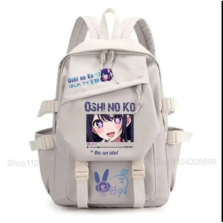 Mochila OSHI NO KO, mochila de anime recomendada para niños, mochila escolar para estudiantes, regalo para niñas, mochila de viaje diaria bonita