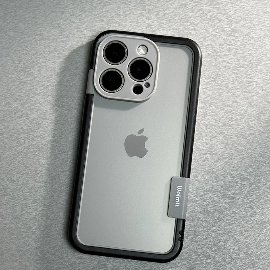 Funda de teléfono con marco de silicona suave a prueba de golpes para iPhone 17 Pro Max 13 14 15 16 Plus NoBack protección contra la disipación de calor cubierta de parachoques