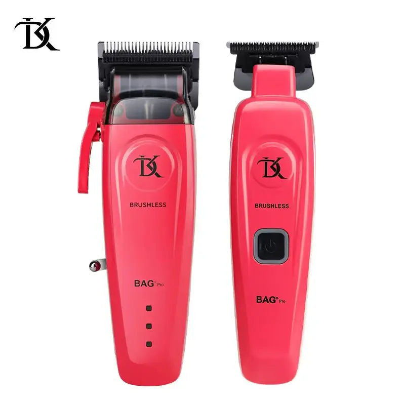 Cortapelos profesional para hombres 2025 DKBAG-078 recortador de barba dentada con cuchilla DLC con carga USB y Motor sin escobillas 7200 RPM