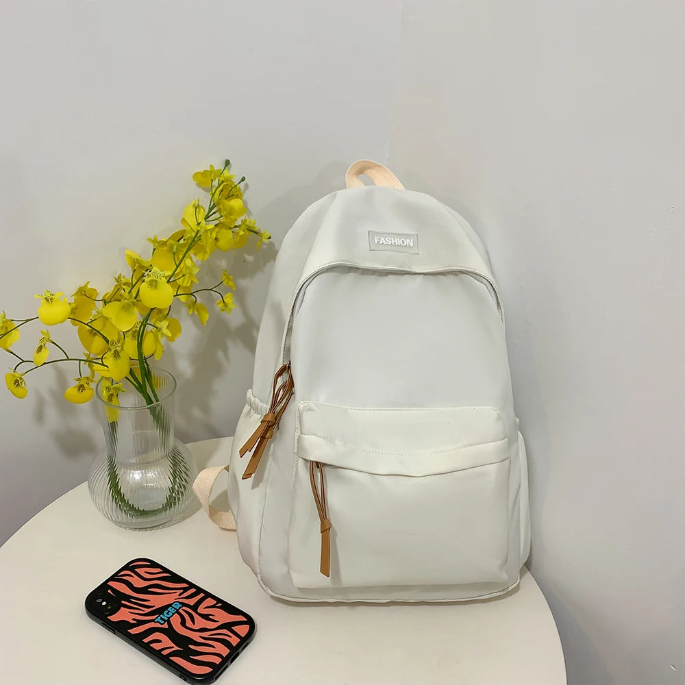 Mochilas simples para estudiantes universitarios, estudiantes de secundaria, estudiantes de secundaria, mochilas casuales, mochilas
