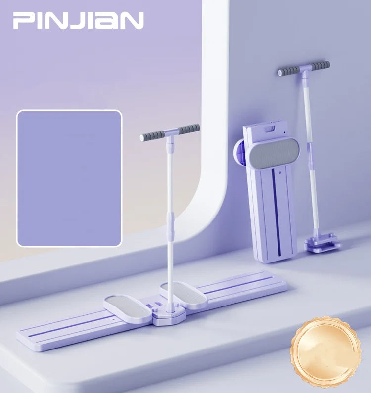 Máquina de esquí plegable 3 en 1 con pasamanos, planeador arrodillado de muslos para gimnasio en casa, entrenamiento de cuerpo completo, Fitness
