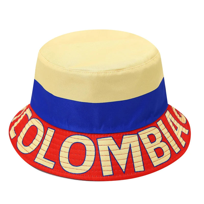 Sombrero de Pescador con Bandera Nacional de 2026 Países, Reversible, para Hombres y Mujeres, para Fiestas de Fútbol, Copa de Fútbol, para Aficionados al Fútbol