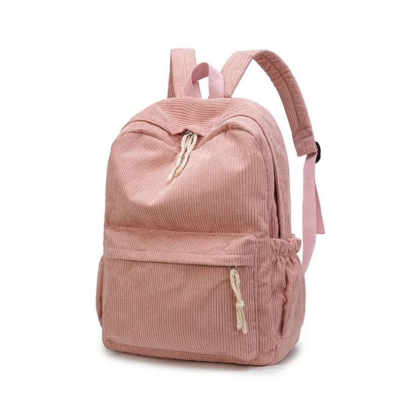 Mochila escolar personalizada, nuevas mochilas de moda para niños, estudiantes, pana, nombre único, bolsas de viaje de gran capacidad, mochila de senderismo
