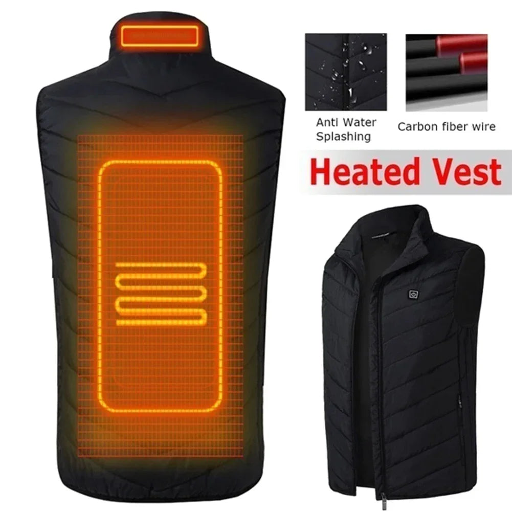 Nuevo superventas personalizable chaleco calefactable eléctrico trajes hechos a medida JRBX9869