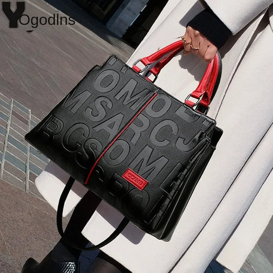 Bolso cruzado informal de cuero PU para mujer, bolso de mano de diseñador de lujo, bolso de hombro de viaje de gran capacidad
