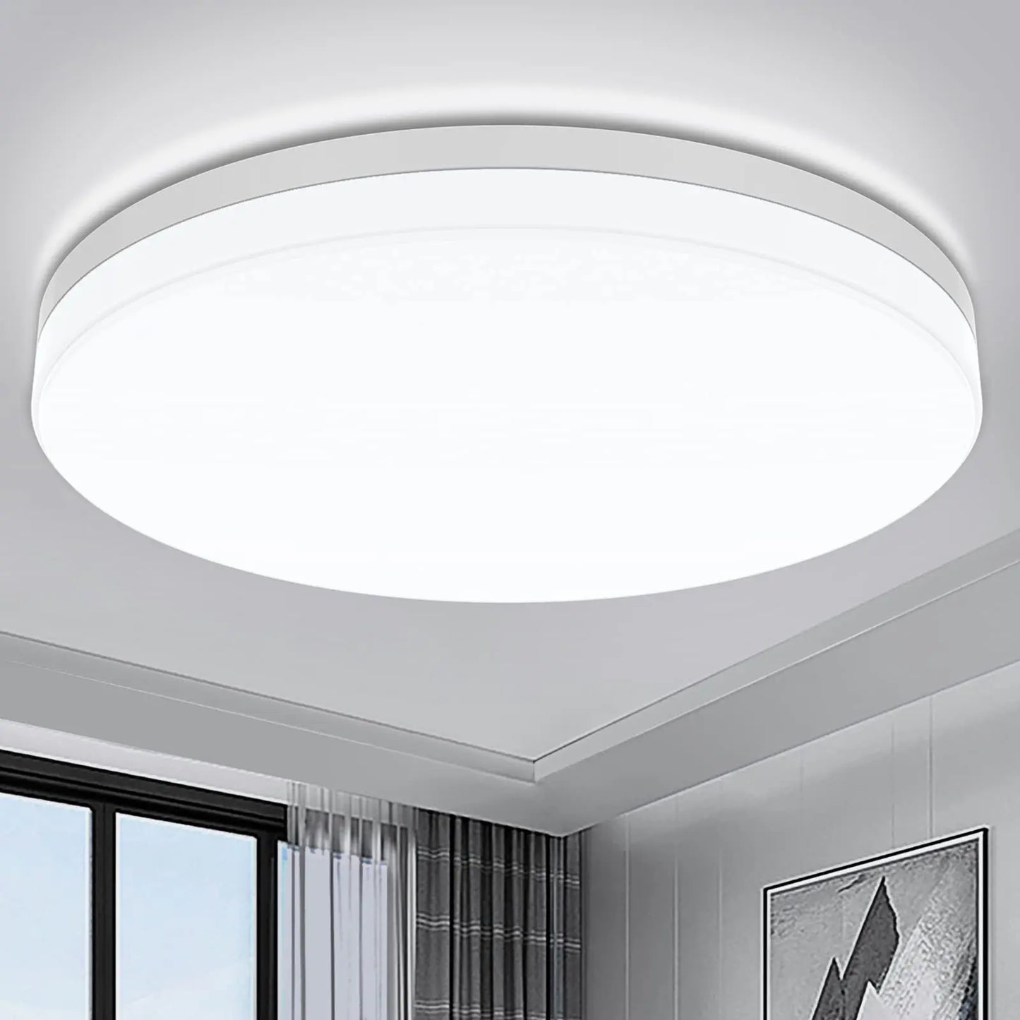 IRALAN-Luz LED de techo ultrafina de estilo moderno para el hogar, luz de estudio para dormitorio, sala de estar, AC 90-260V, iluminación para comedor