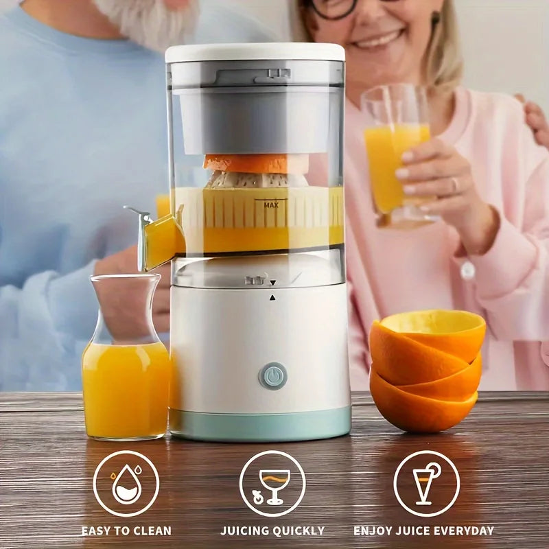 Exprimidor de cítricos eléctrico portátil, máquina exprimidora de zumo de naranja con carga USB, licuadora de frutas y limón, mezclador exprimidor fresco automático