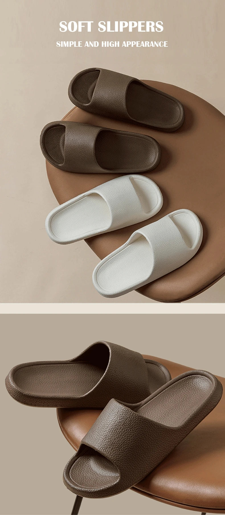 Zapatillas planas ligeras de EVA para mujer, zapatos de baño para el hogar, masaje cómodo, toboganes de interior, zapatos de ducha, moda de verano