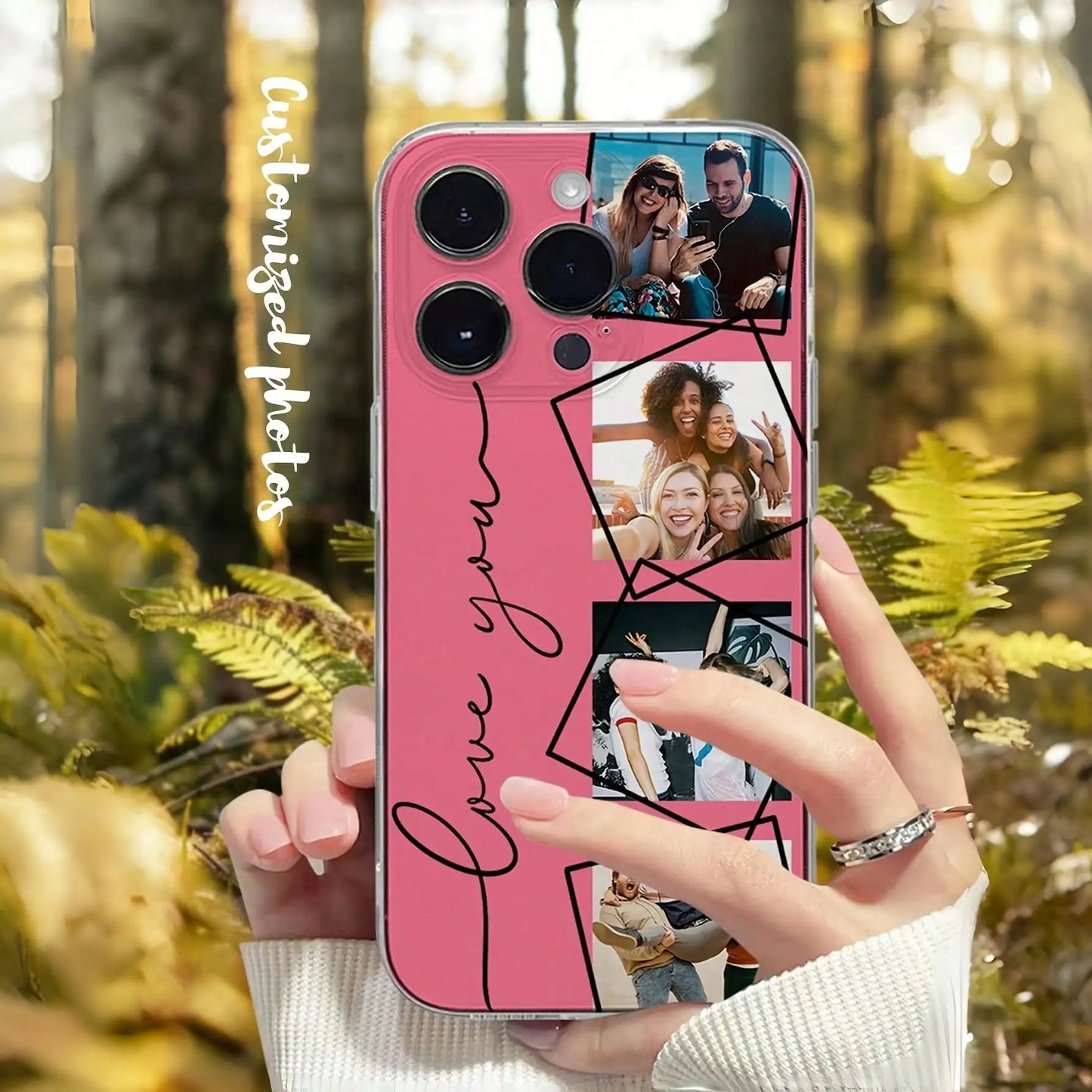Funda Protectora Personalizada de TPU Suave para iPhone 17, 17Air, 16, 16E, 15, 14, 13, 12, 11Pro Max, Mini, SE 2020, 2022, XS, XR, 7, 8 Plus