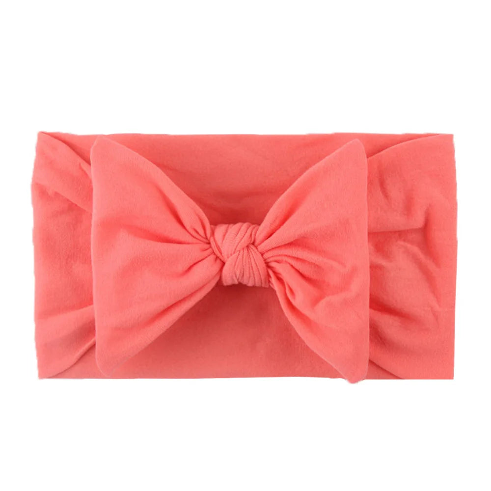 Diademas con lazo para niñas, banda elástica suave para el cabello, accesorios para el cabello de bebé recién nacido, regalos para fiestas, pañuelos para la cabeza para niñas