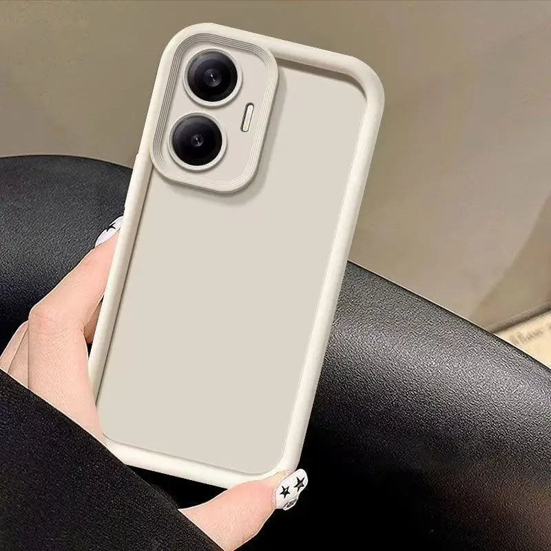 Para Xiaomi Poco F7 funda Xiaomi Poco F7 funda de teléfono Xiaomi Poco F7 prevención de caídas cubierta suave mate de caramelo de lujo