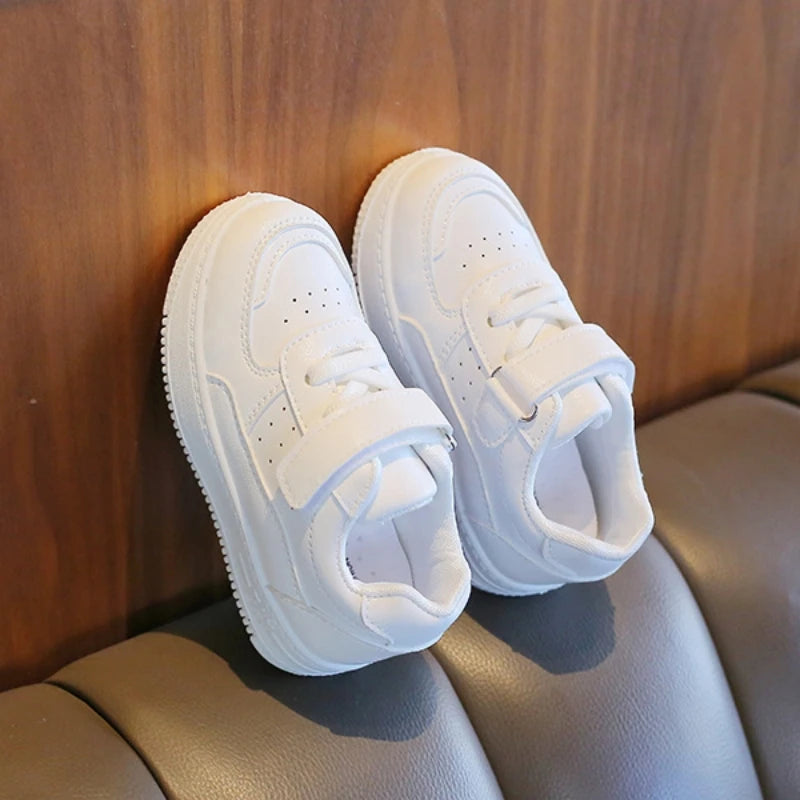 Zapatillas, zapato para niña, primavera Otoño, zapato blanco para niño, zapato informal para correr para niño, zapatillas de suela blanda antideslizantes, tenis para niño, artículo superventas