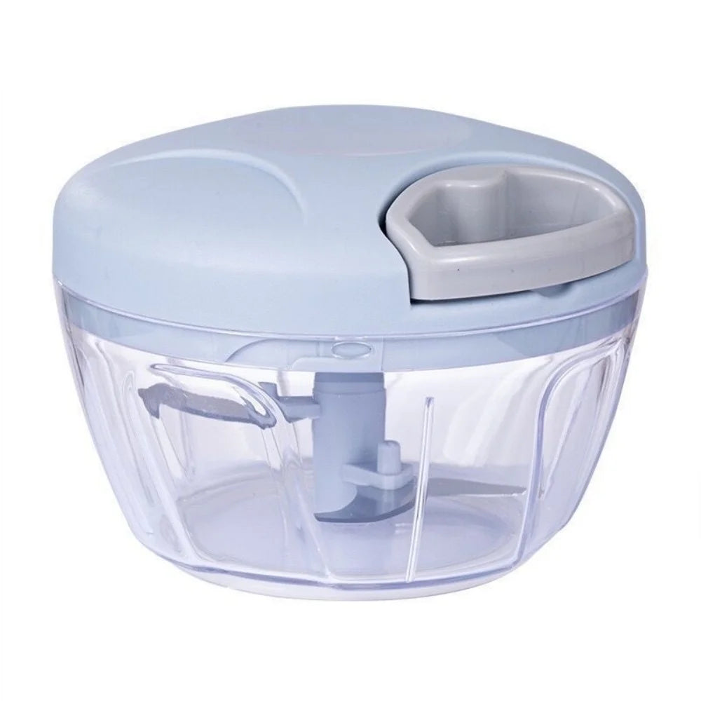 Picadora de carne Manual de 500ml, picadora de ajo, trituradora de prensa Manual, picadora de verduras, cortador de chile y cebolla, herramientas de cocina