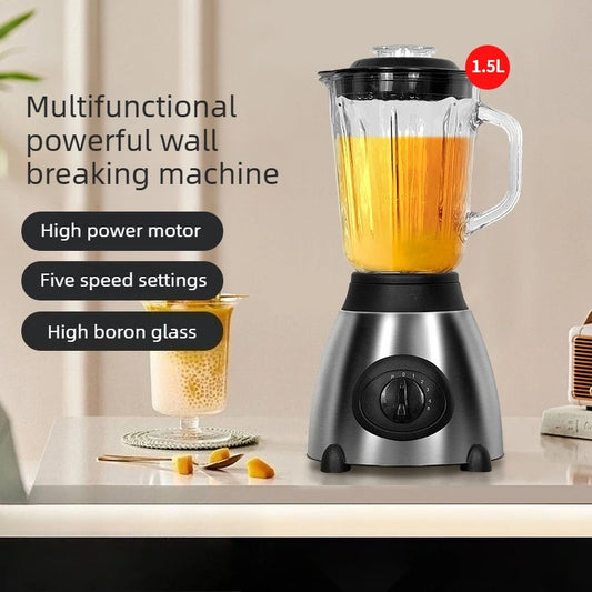 Licuadora Eléctrica Multifuncional, Exprimidor Doméstico, Mezclador de Alimentos, Molinillo de Granos de Café, Preparador de Smoothies, Electrodoméstico de Cocina