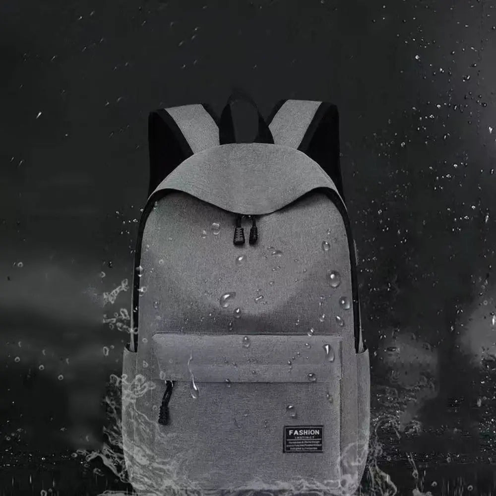 Mochila minimalista de moda para hombre, mochila versátil de gran capacidad para estudiantes, bolsa de viaje para ordenador, lavable, Unisex