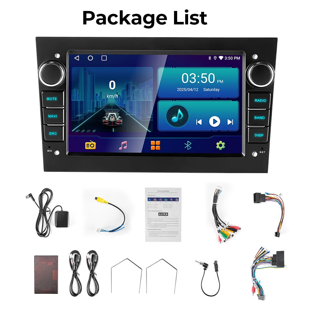Radio Multimedia de coche 2Din para Opel Astra Antara Corsa 7 pulgadas inalámbrico CarPlay Android Auto receptor de Radio FM reproductor estéreo de coche