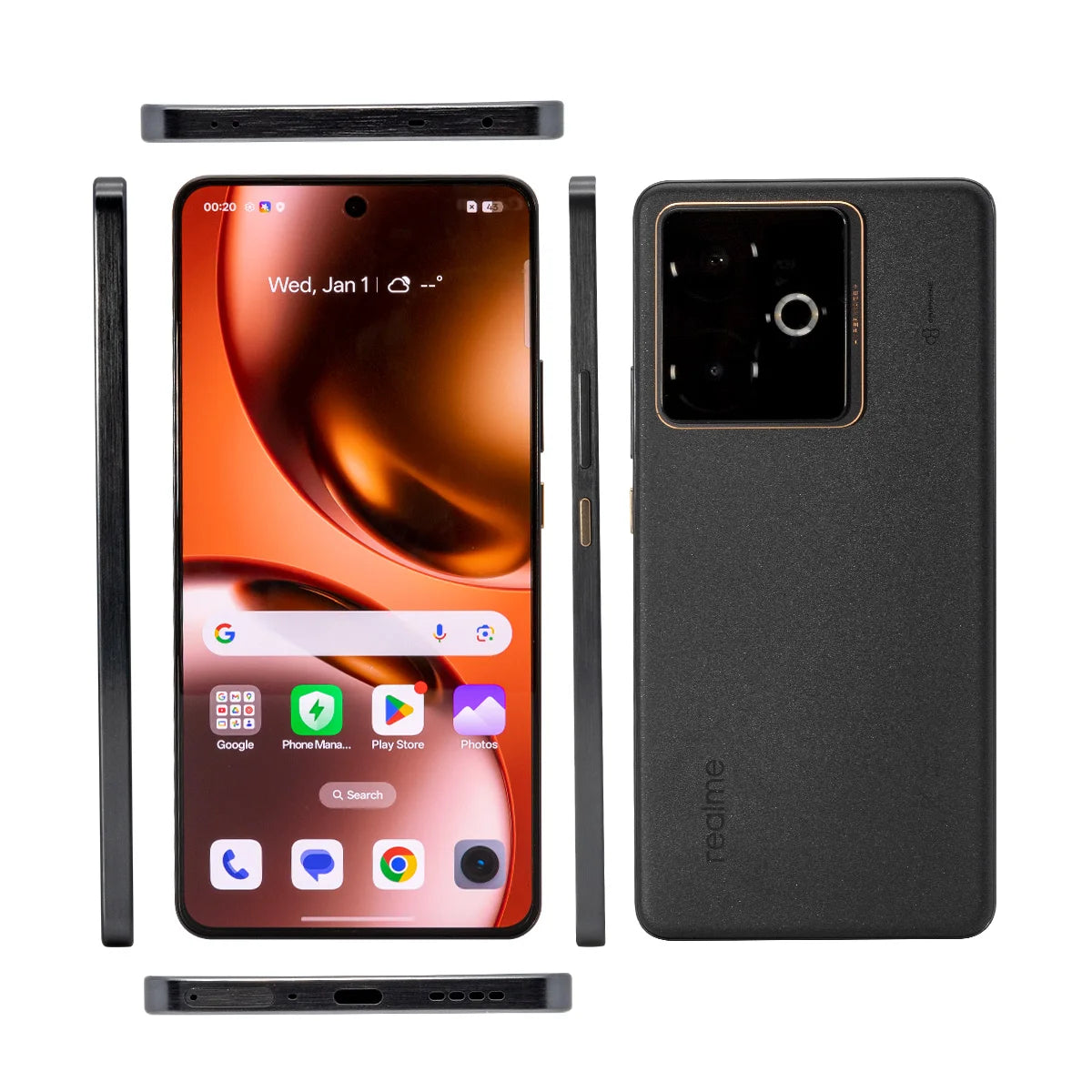 realme GT 7T 5G Smartphone nuevo MediaTek 8400-MAX, batería Titan de 7000 mAh, carga ultrarrápida de 120 W y pantalla de 6,8 pulgadas a 120 Hz. Versión global