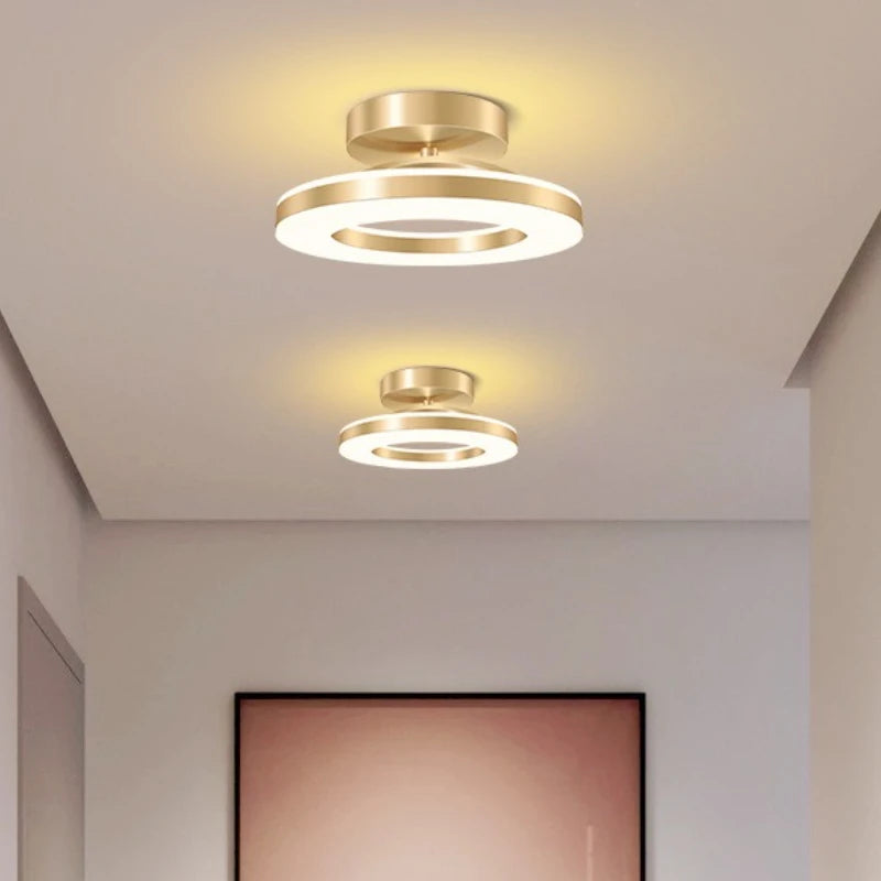Lámpara de techo LED moderna, iluminación interior, decoración del hogar para dormitorio, mesa de comedor, sala de estar, balcón, pasillo, luz de techo