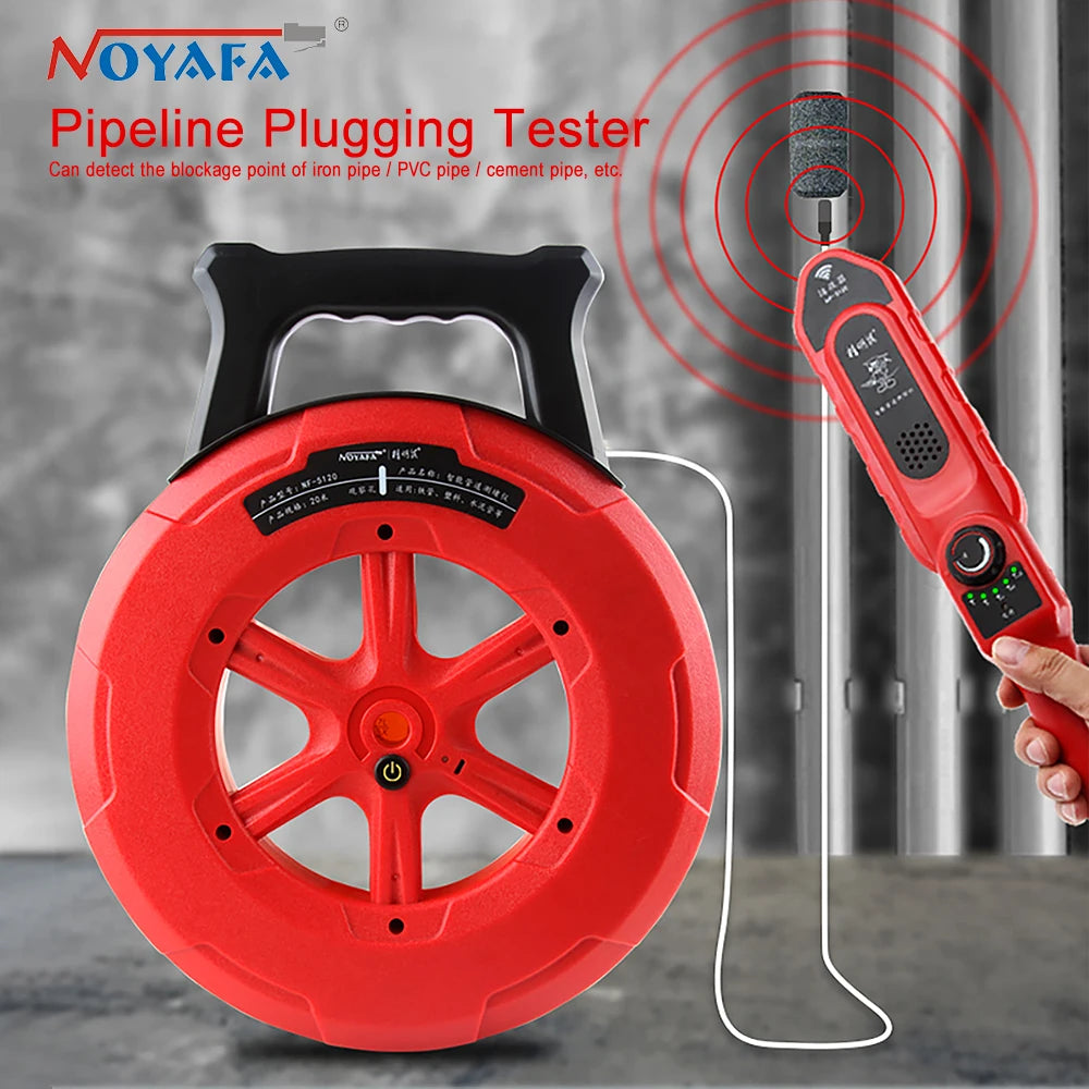 Noyafa-Detector de bloqueo de tuberías de hierro, herramienta de diagnóstico, escáner de tuberías, instrumento de plomería de bloqueo, NF-5120/5130