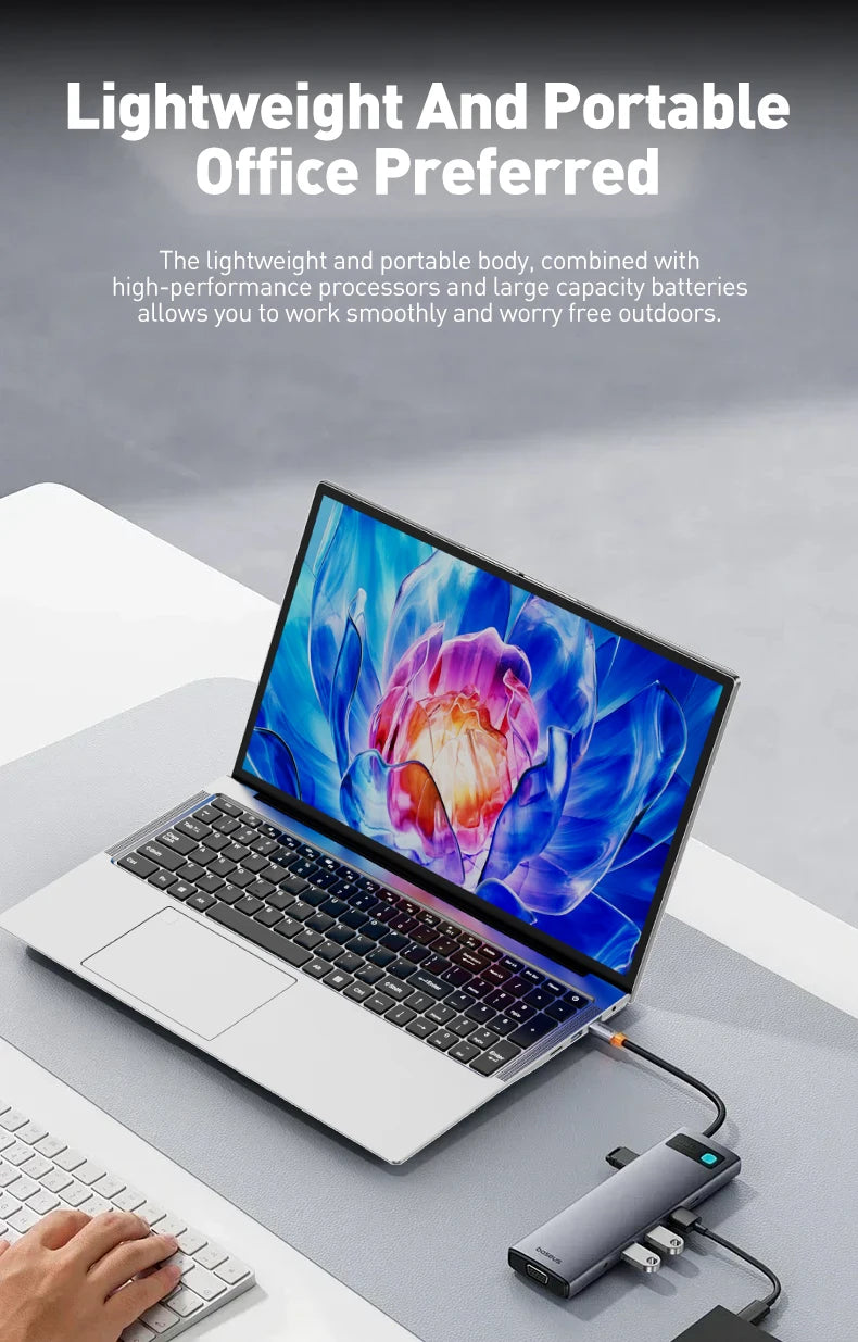 2026 Intel Core i7-6500U 14,1 "portátil 32GB RAM 2048GB SSD ROM 5000mAh Windows 11 Pro 3 años de garantía portátil