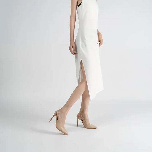Nuevas Sandalias Planas con Tacón Fino y Hebilla en el Talón, Punta Abierta y Correa de Cuero Suave para Mujer, Ideales para el Trabajo Diario, Modelo 2026