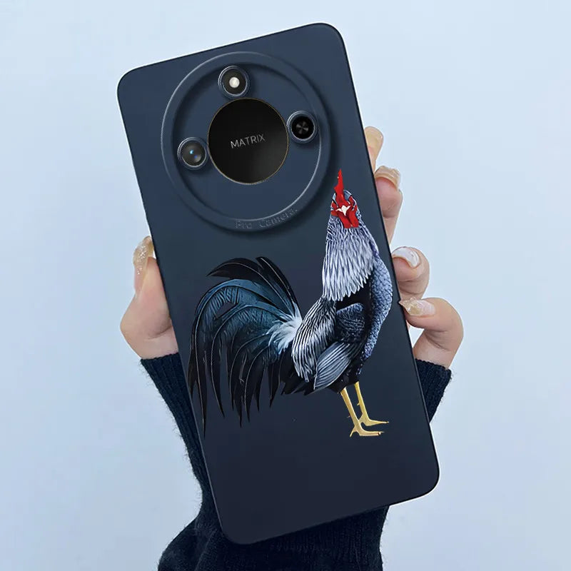 Para Honor X9C Funda de teléfono inteligente X9cSmart Funda de silicona suave dulce moda pintada dibujos animados niños niñas encantadora Funda trasera estampada