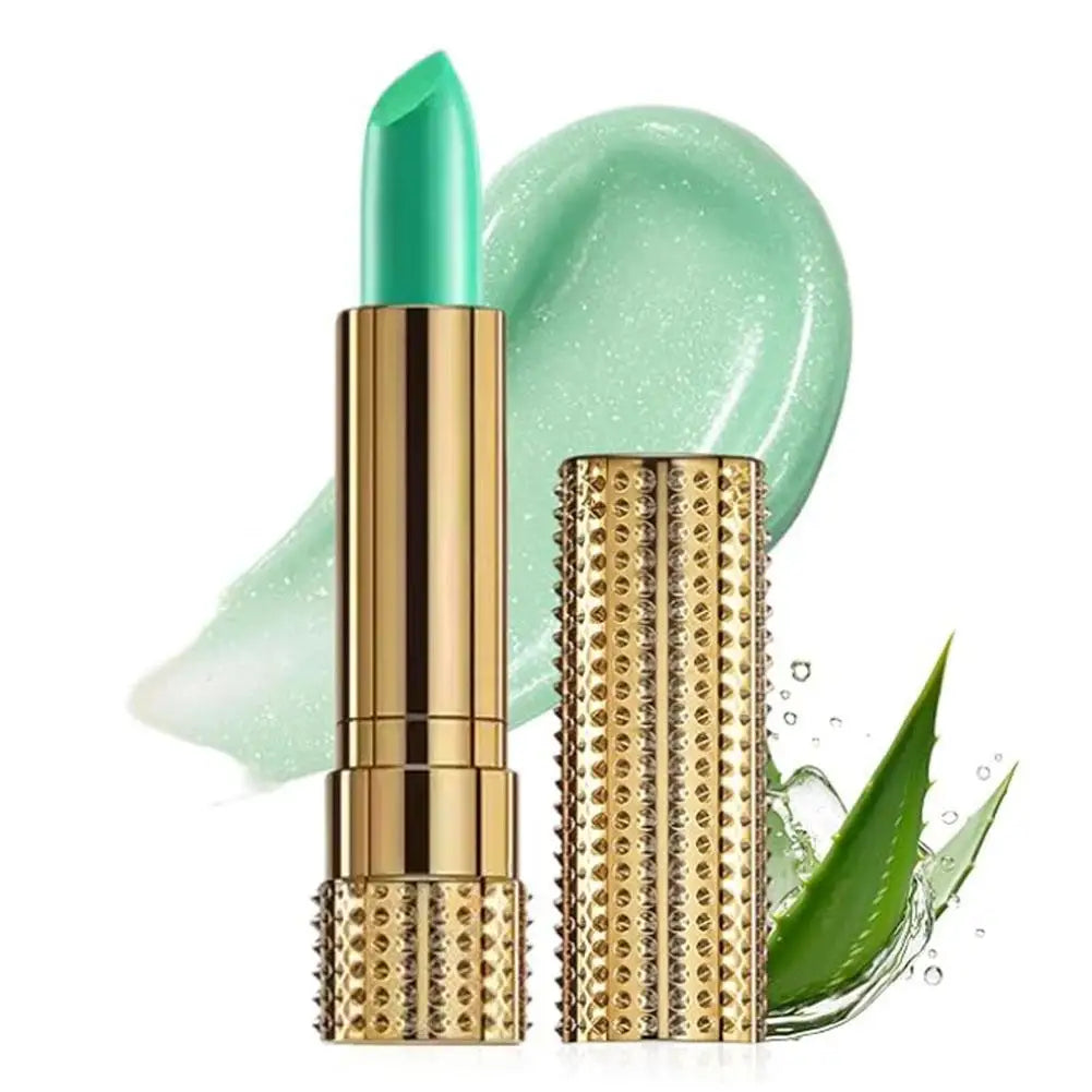 Lápiz Labial Mágico que Cambia de Color, Bálsamo Labial que Reacciona a la Temperatura, Larga Duración, Nutritivo, Hidratante, Brillo Labial Impermeable, Maquillaje Mate