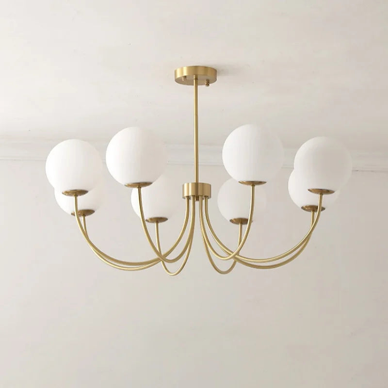 Lámpara de araña LED moderna E27 para sala de estar, dormitorio, mesa de comedor, cocina, estudio, lámparas colgantes de techo, brillo, decoración del hogar