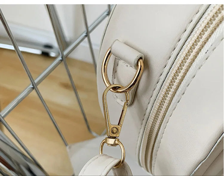 Gran oferta de bolsos cruzados con forma de corazón para mujer, bandoleras de piel sintética sólidas, bolsos de moda