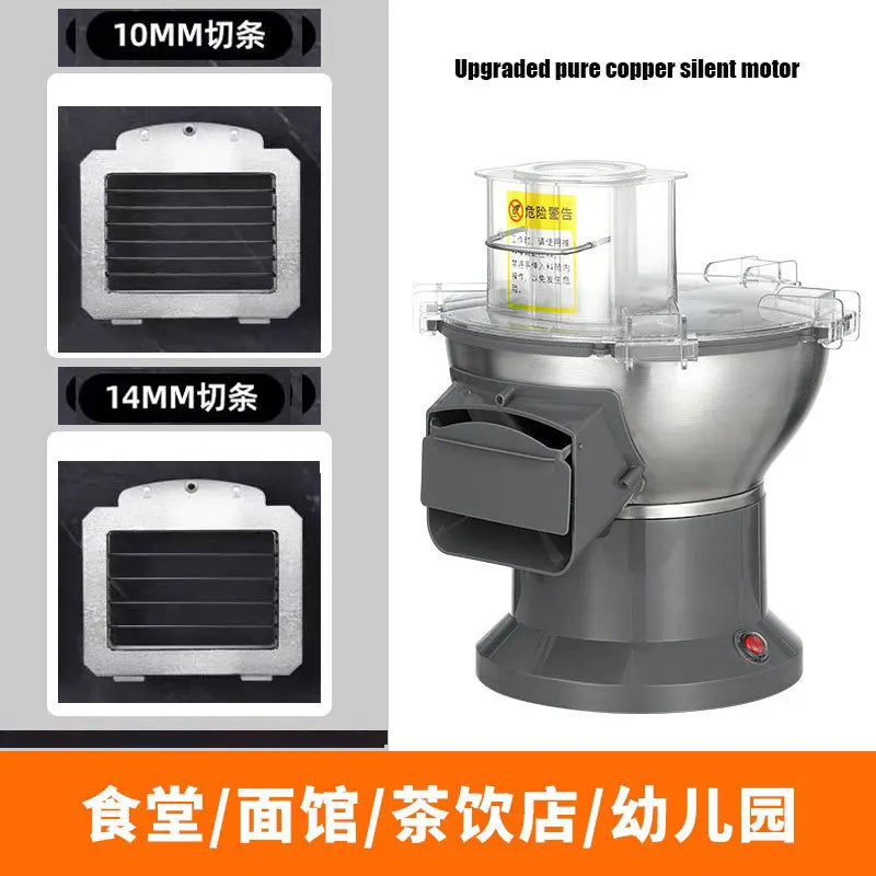 Electric potatoes French fries chips cutter Slicer carrot dicing machine shredding grater machine Ham Granulator food processor