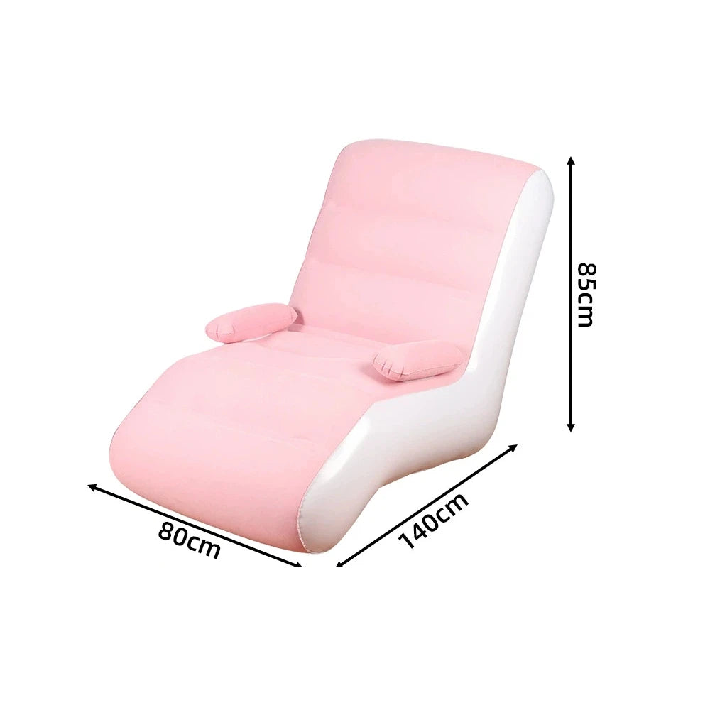 Inflatable Lounger Sofa with Storage Bag for Living Room And Bedroom Lazy Sofa Compact Foldable Seat Cushion