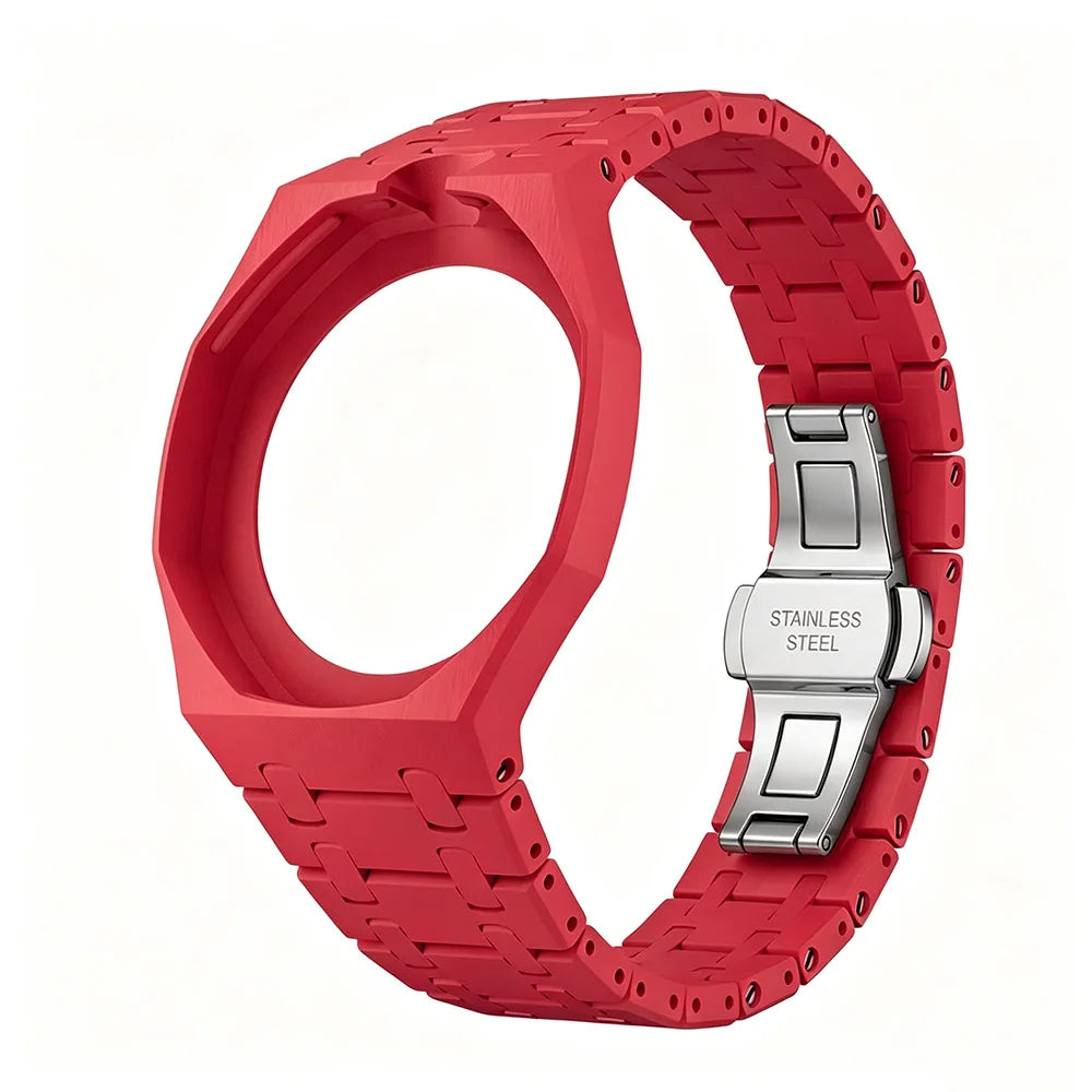 Kit de Modificación de Plástico de Lujo para Reloj Swatch X AP Royal POP, Caja de Reloj Ecológica, Correa de Reloj, Accesorio de Conversión de Reloj de Bolsillo