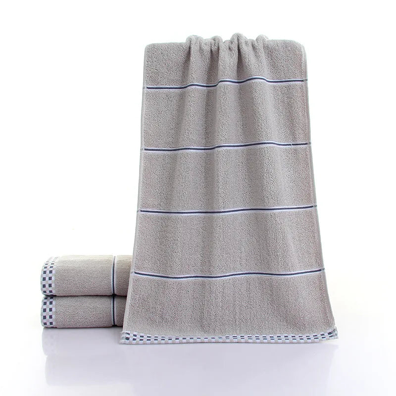 Toalla de baño de algodón grueso aumenta la absorción de agua para adultos Toalla de baño de color sólido de seda dorada Toalla de cara de afinidad suave
